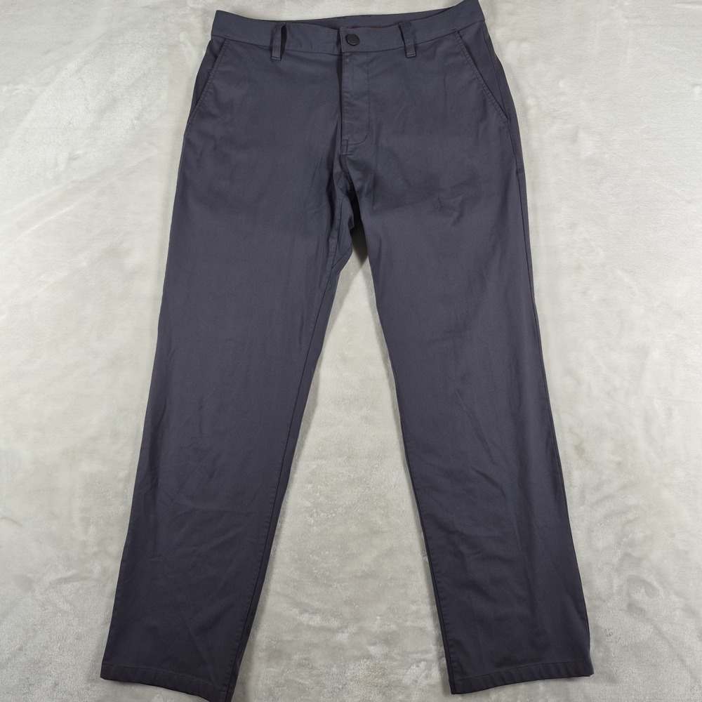 Rhone Commuter Pants Men's 31x29 Gray Blue Chino Performance Golf Trouser 100161